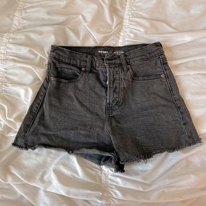 Black Denim Shorts - Old Navy